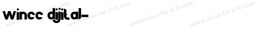 wincc dijital字体转换